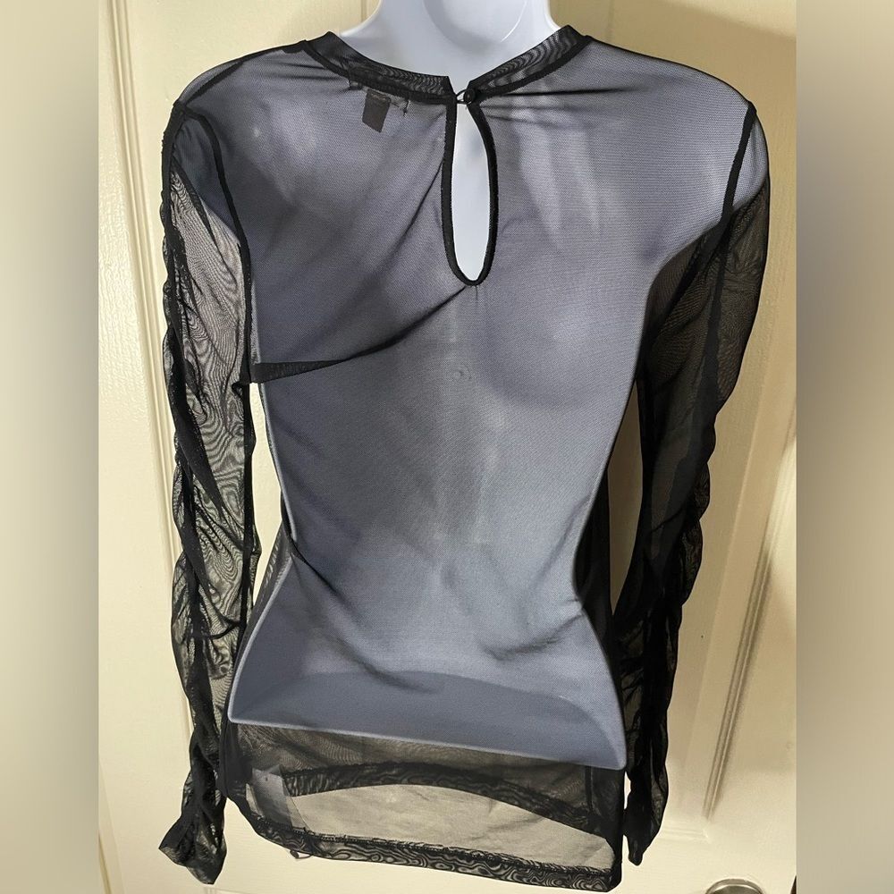 Sheer Mesh blouse - Picture 3 of 7
